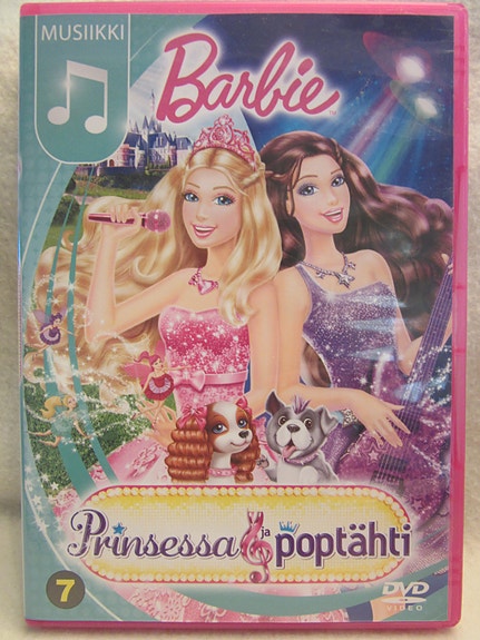 Barbie Prinsessa ja Poptähti dvd