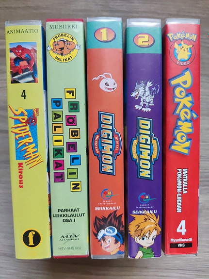 VHS kasetit kunto uusi