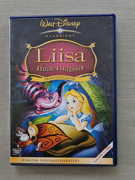 DVD Liisa Ihmemaassa erikoisjulkaisu