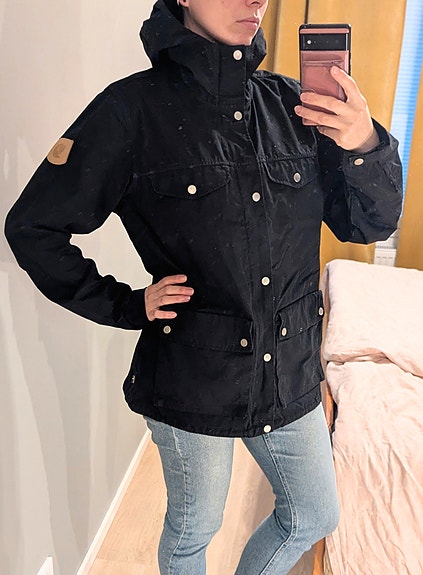 Fjällräven musta Greenland Jacket W koko L