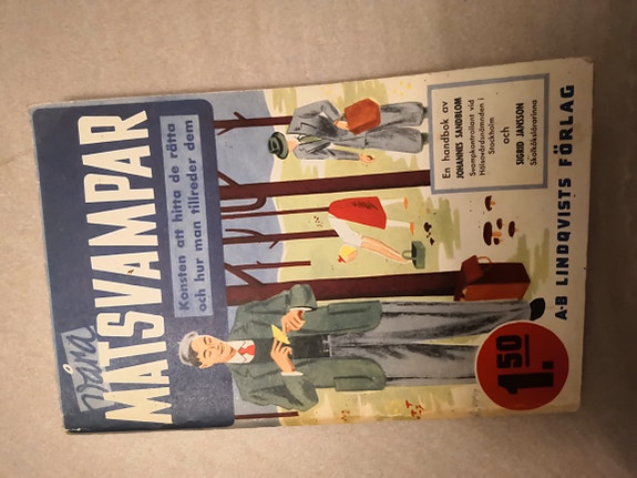 Våra Matsvampar - vanha sienikirja ruotsiksi