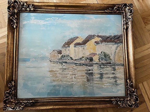 Vanha öljyvärimaalaus