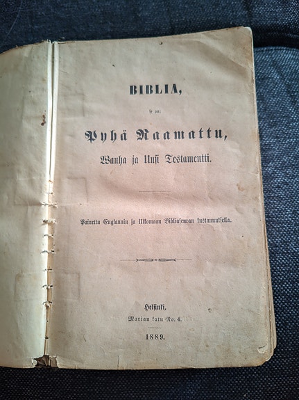 Biblia/Raamattu vuodesta 1889