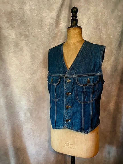 Vintage Lee farkkuliivi, S/M