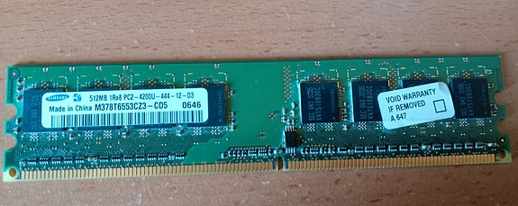 Muisti Samsung PC2-4200U 512 MB