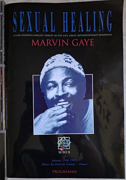 Marvin Gaye MIDEM-tribuuttikonsertin 1993 ohjelmajulkaisu