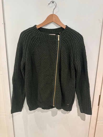 Holly & Whyte by Lindex - tyylikäs vihreä neuletakki, koko S
