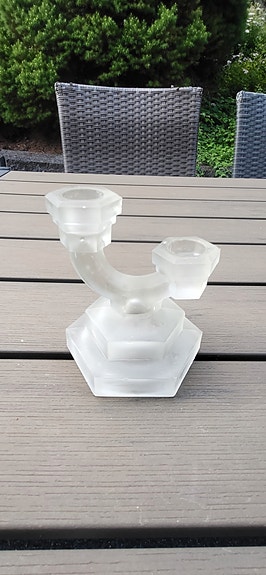 Art Deco kynttilänjalka