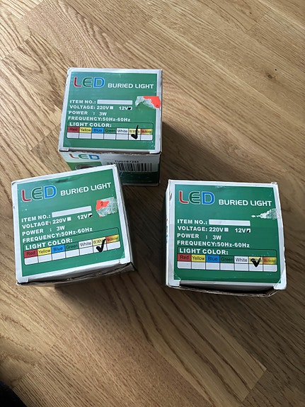 LED-buried light