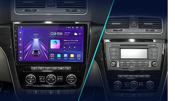 Android soitin Skoda Yeti 2009-2014