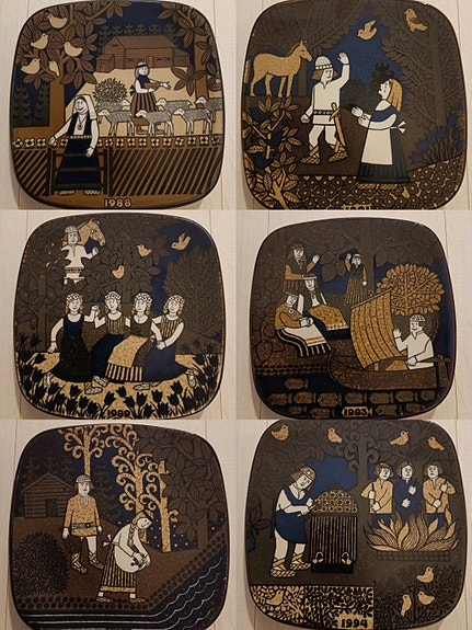 Kalevala lautaset, Arabia