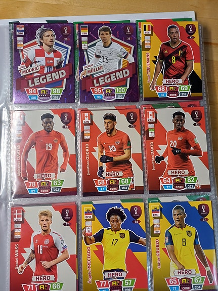 2022 FIFA World Cup Qatar jalkapallokortteja