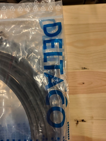 Deltaco verkkokaapeli 5m ja cat6a - 5 kpl