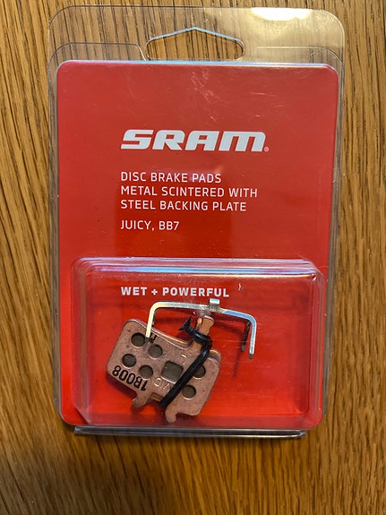 SRAM Juicy BB7 Jarrupalat Metalli
