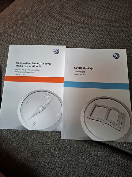 Vw Golf variant käyttöohjekirjat