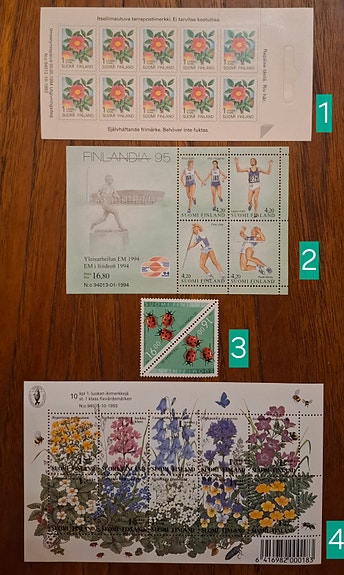 1994 arkit ja pari: Karjalan ruusu; Yleisurheilun EM; Leppäkerttuja; Ketokukkia
