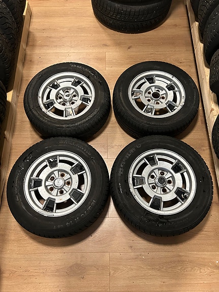 Volvo 240 14” aluvanteet hyvillä kesärenkailla