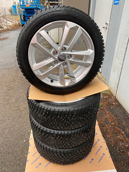 Audi A3 orkkis vanteet+ Continental Ice Contact 3