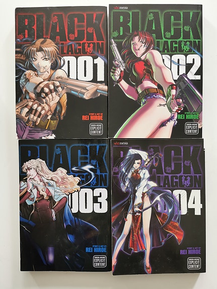 Black Lagoon vol 1-4 (englanniksi)
