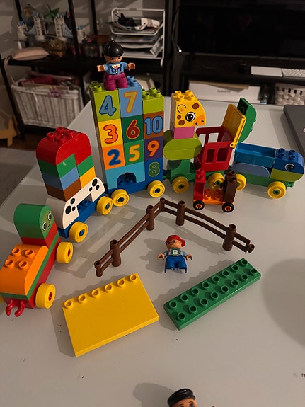 Lego Duplo Numeroinen Juna & Safari-eläimet -Yhdistelmäpakkaus