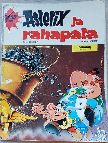 Asterix ja rahapata 2. painos 1971