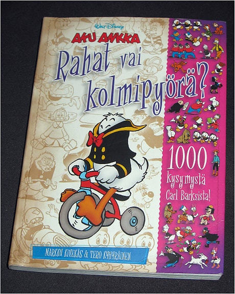 Rahat vai kolmipyörä ja Kupla tai tuutti -visailukirjat (Aku Ankka)
