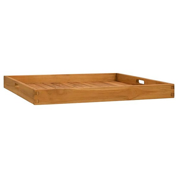 vidaXL Tarjotin 70x70 cm täysi tiikki(sku315459