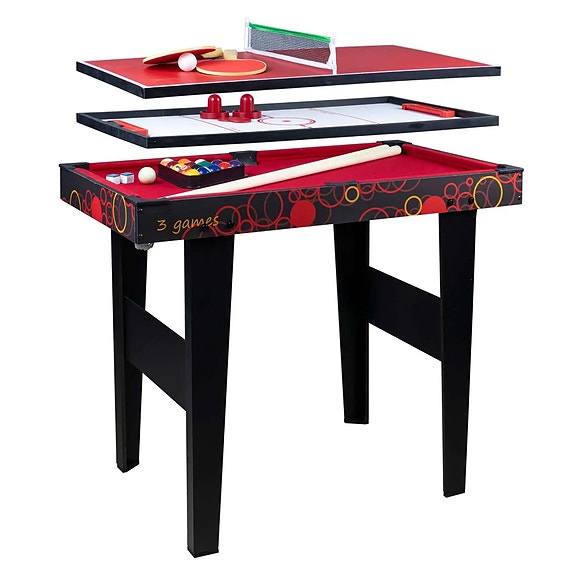 PS 3-IN-1 PELIPÖYTÄ 91.5X50X73.5 CM