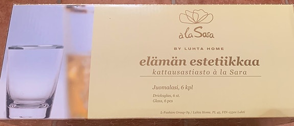 Juomalasit a la Sara by Luhta