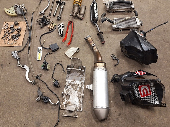 Honda CRF 450 Purkuosia