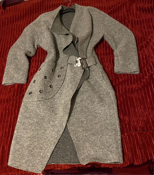 Upea ITALIALAINEN villakangastakki (70 % villaa) – Koko 46! 🇮🇹🧥✨