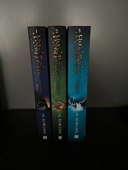 Harry potter -kirjat 1-3.