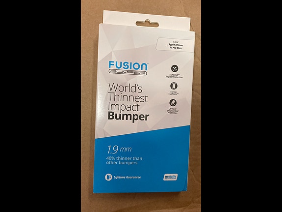 iPhone 11 Pro Max Fusion Impact Bumper suojakuori / reunasuoja