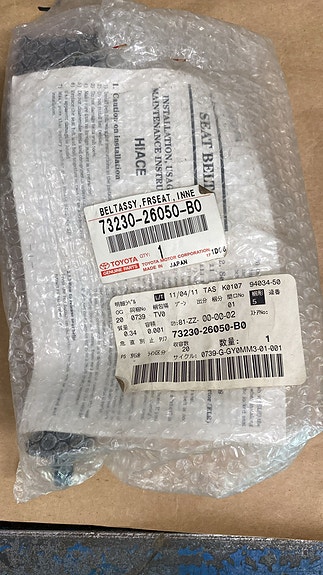 Toyota turvavyön lukko 73230-26050-B0