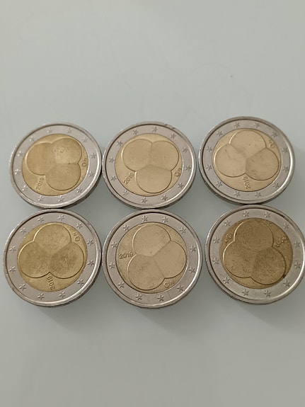 2 euron kolikot