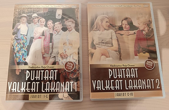 Puhtaat valkeat lakanat 1 ja 2 dvdt