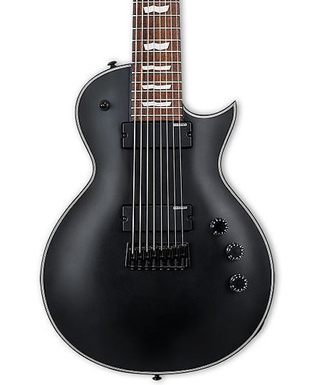 ESP LTD EC-258 Black Satin 8-kielinen sähkökitara | UUSI