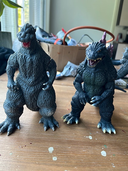 Godzilla figures