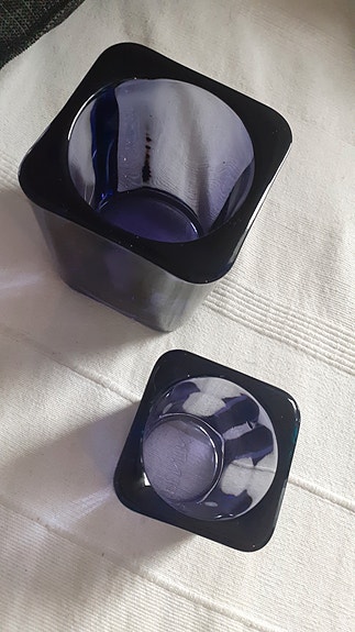 Pentik lila kynttilälyhty iso ja pieni yhteishintaan