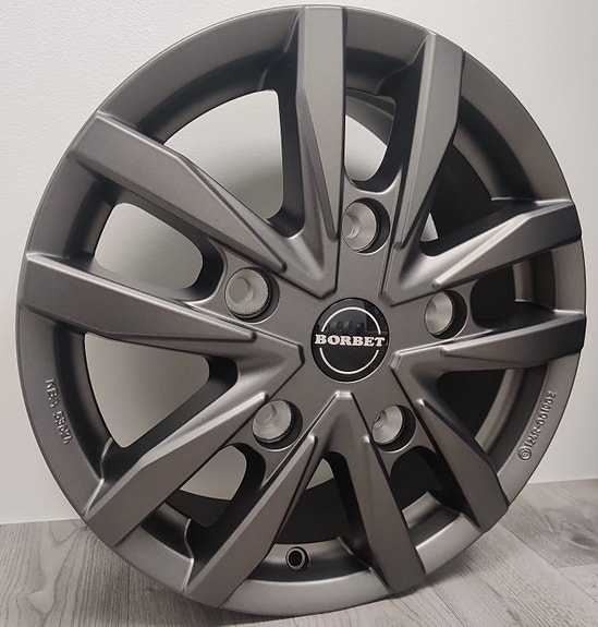 Borbet CW5 6,5×16″ 5×160 ET60 Ø65,1 mistral matt anthracite