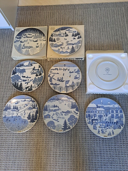 Arabia joululautanen 8kpl