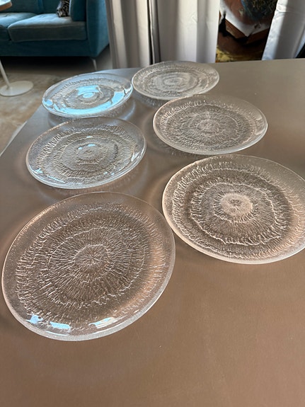 Iittala Tapio Wirkkala Solaris 6 kpl keskikokoisia lautasia