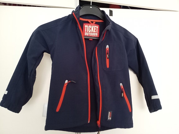 Lasten fleecetakki Ticket Outdoor 116cm.