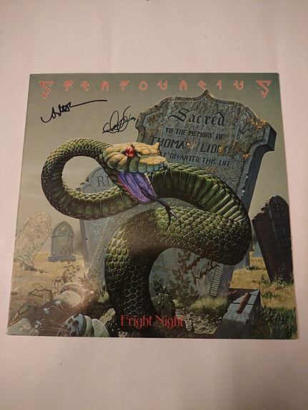 Stratovarius – Fright Night LP Nimmaroitu 1989 Orginal