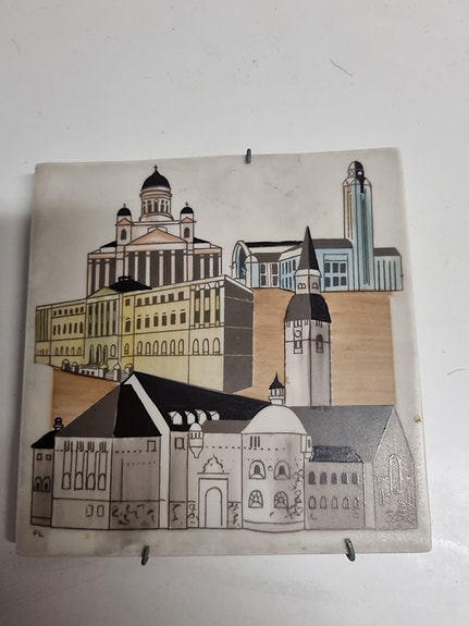 Arabian Helsingin maisema taulu