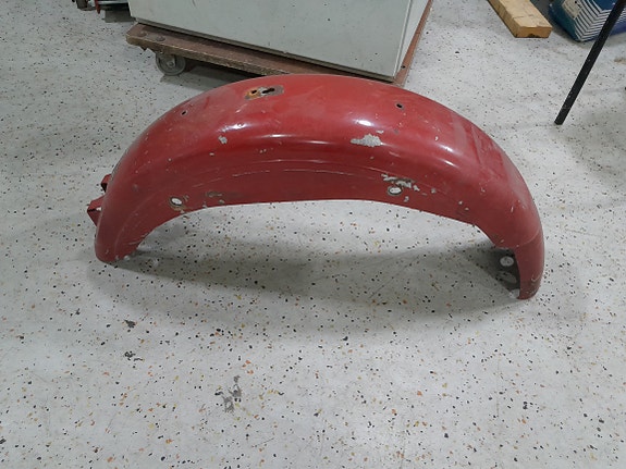 O: Harley Davidson Ironhead takalokasuoja ym.