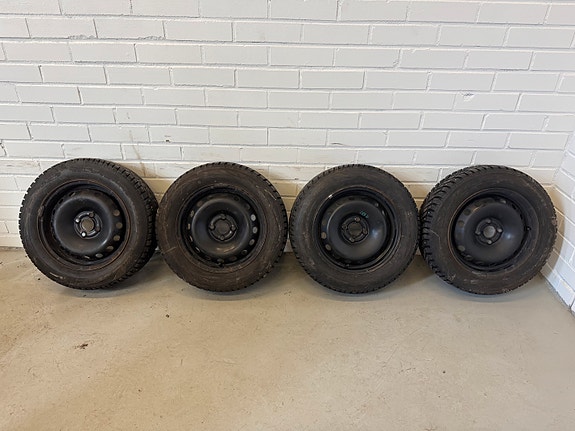 Fiat 15" Peltivanteet + 185 / 65 / 15 Nastarenkaat (68)