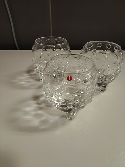 Kirkkaat Major-tuikkukipot/maljakot 3kpl, Iittala