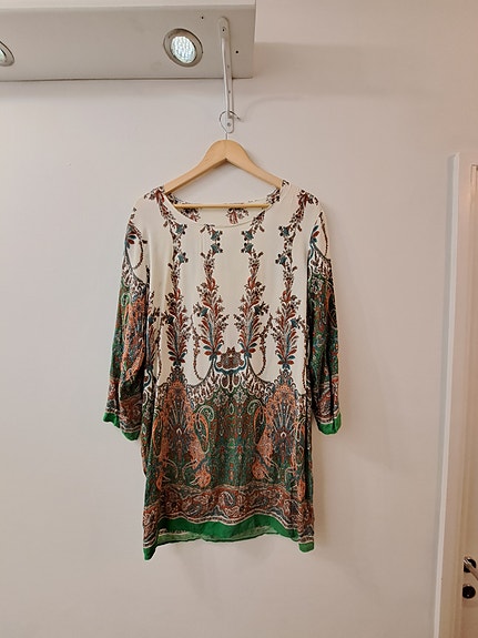 Paisley mekko boho 70-luku