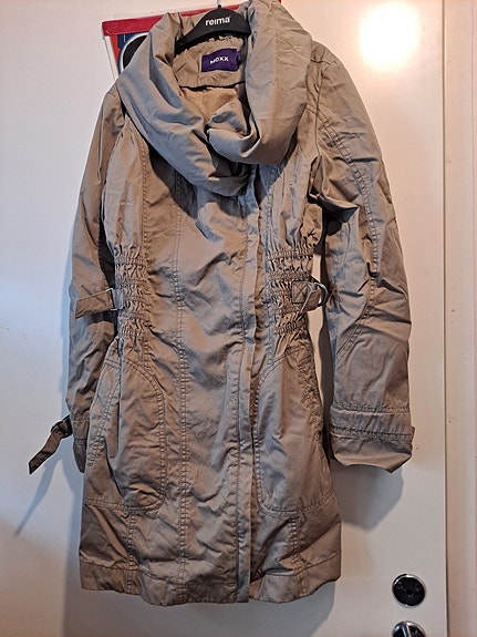 Mexx pitkä takki naiset koko 34 beige